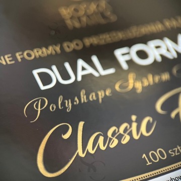 BOSKA Nails Dual Form Верхние формы наращивания Классический полишайп SEOL