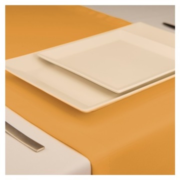 ЭЛЕГАНТНАЯ ГЛАДКАЯ ОВАЛЬНАЯ СКАТЕРЬЯ ОВАЛЬНАЯ ГОРЧИЧНАЯ 140x260