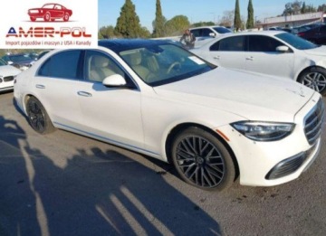 Mercedes Klasa S W223/V223 2022 Mercedes-Benz Klasa S 500 4Matic 2022 3.0l 3.0 Benzyna 429KM