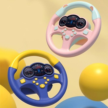 Symulacja Zabawka na kierownicę z dźwiękiem M Różo