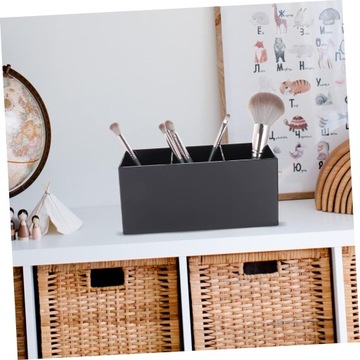 2 ящика для хранения кистей для макияжа, пластиковые контейнеры для пемзы