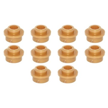 PAKIET LEGO 85861 Płytka 1x1 otwór Pearl Gold 6190252 6141499 10szt NOWE