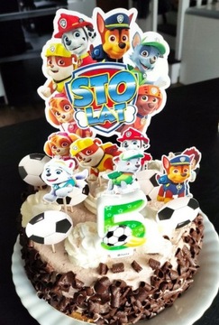 ТОППЕР PAW PATROL CHASE SKYE Украшения для торта 7 шт.