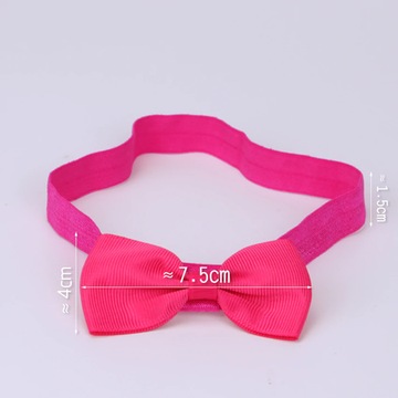 Opaska dziecko kokardka niemowle 40-50cm RÓŻOWA