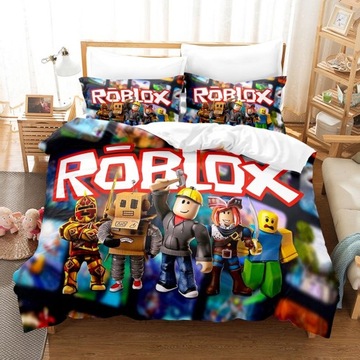 MINECRAFT ROBLOX POŚCIEL 3-CZĘŚCIOWY ZESTAW