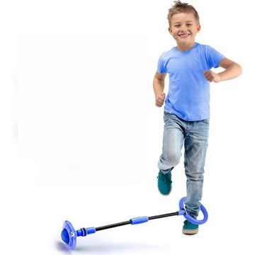 ХУЛА-ХОП ДЛЯ ДЕТЕЙ СКАЛАВКА ДЛЯ СКИППЕРА С СВЕТОДИОДНОЙ НОГОЙ СКЛАДНАЯ СИНЯЯ