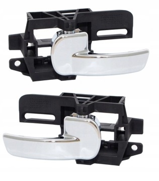 NISSAN QASHQAI KLAMKI WEWNĘTRZNE CHROM PRZÓD / TYŁ