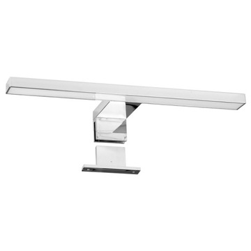 Kinkiet Lampa LED AMBER chrom łazienkowy na lustro szafkę 2w1 b. neutralna