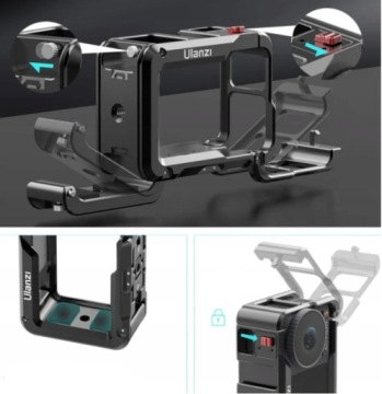 Крепление для корпуса рамы DJI Osmo Action 3 / Action 4 Ulanzi