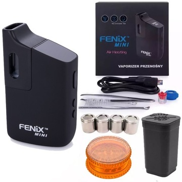Fenix mini waporyzator CBD kapsułki grinder zestaw