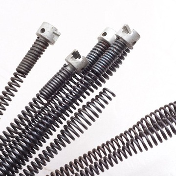 Пружинный очиститель канализации с электродрелью, 1М серебро