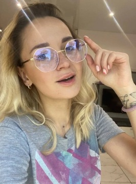 Прозрачные очки с фильтром СИНЕГО СВЕТА для компьютера