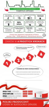 OPASKA SATYNOWA NADRUK JEDNOSTORONNY 1000 SZT.