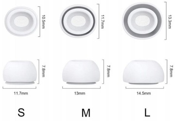 НАУШИ ДЛЯ APPLE AIRPODS PRO S M L