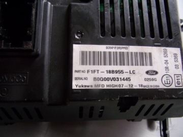 FORD FOCUS MK3 ДИСПЛЕЯ РАДИО F1FT-18B955-LC