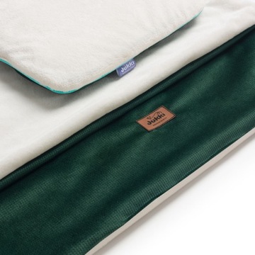 КОМПЛЕКТ ПЛЮШЕВЫХ БАРХАТНЫХ ПОДУШЕК И ОДЕЯЛА ДЛЯ КОЛЯСКИ