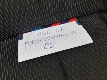 BMW 3 F30 SEDADLO LEVÝ PŘEDNÍ OHŘÍVAČ EVROPA