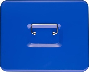 KASETKA METALOWA NA PIENIĄDZE BILON WKŁAD SOLIDNA DUŻA XXL + 3 KLUCZE