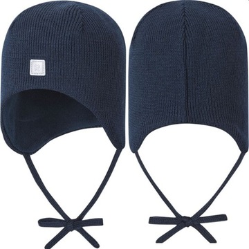 Reima Piponen wełniana czapka zimowa 48 cm, navy