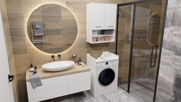 POLA NP white TOP шкаф-колонна над стиральной машиной