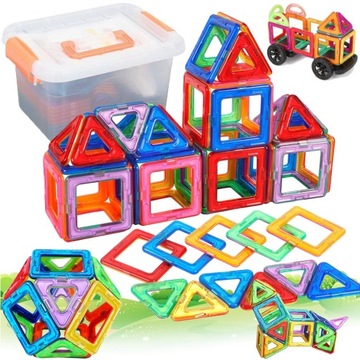 KLOCKI MAGNETYCZNE KONSTRUKCYJNE 3D DUŻE 105