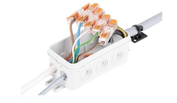 Проходной быстроразъёмный соединитель 2х0,2-4мм2