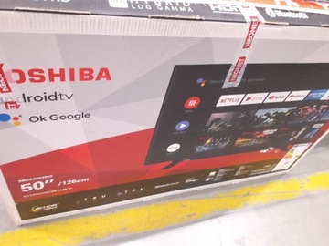 Телевизор TOSHIBA 50UA2063DG UHD AndroidTV — поврежден