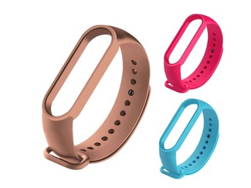 Zestaw 3x XIAOMI PASEK OPASKA MI BAND 3/4 WIELE KOLORÓW