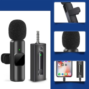 БЕСПРОВОДНОЙ МИНИ-МИКРОФОН LAVEL USB-C ДЛЯ КАМЕРЫ ДЛЯ НОУТБУКА IOS ANDROID