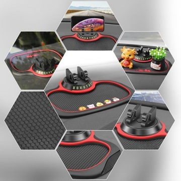 Автомобильный противоскользящий коврик, держатель на приборной панели, липкий телефон