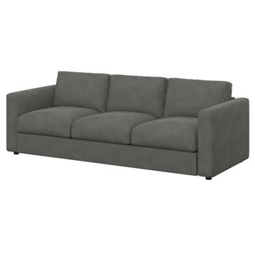 VIMLE Pokrycie sofy 3-os, Velvet Grey