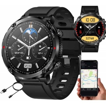 ZEGAREK SMARTWATCH MĘSKI PULS EGK ROZMOWY 600 mAh !!! TRACKER