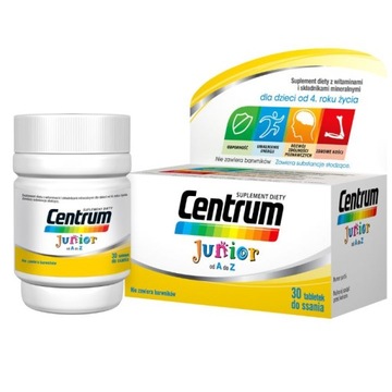 Centrum Junior Multiwitaminy dla Dzieci 30 sztuk