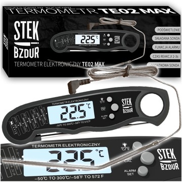 Цифровой кухонный термометр для мясных стейков, пищевых продуктов STEK BZDUR, ЖК-зонд