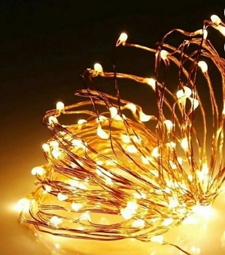 ПРОВОДНЫЕ ЛАМПЫ 20 СВЕТОДИОДНЫХ БАТАРЕЕК ТЕПЛЫЙ БЕЛЫЙ СВЕТ