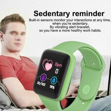 Умные часы 1,4 дюйма, 150 мАч, счетчик шагов, входящий сигнал тревоги