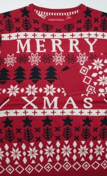 Świąteczny Sweter MERRY CHRISTMAS Brave Soul L
