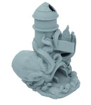 Кракен на маяке Dice Tower - Dice Tower Светло-серый