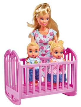КОМПЛЕКТ ДЕТСКОЙ КОЛЯСКИ SIMBA FAMILY STEFFI EVI DOLL