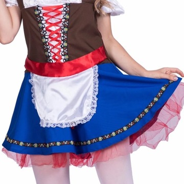 Strój Bawarski Przebranie Bawarka Heidi Bal Przebierańców M