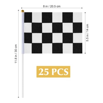 Flaga Turecka Decor Racing Stick 100 szt