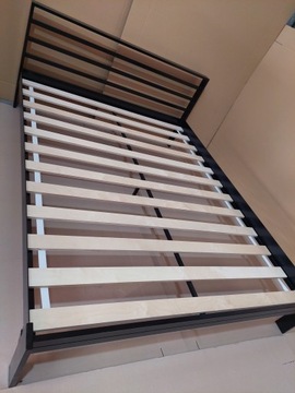 Łóżko metalowe Aramis 120x200 czarny