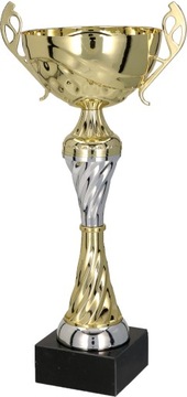 Puchar metalowy złoto-srebrny MALIK T-M 28cm