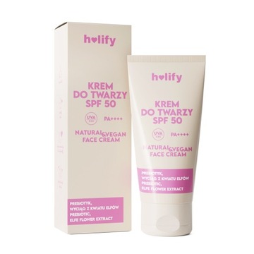 Holify Krem do twarzy SPF 50 Prebiotyczny 50ml