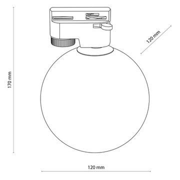 Рельсовый светильник 1F TRACER BLACK 4923 TK Lighting 24H