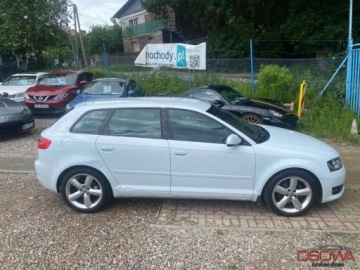 Audi A3 8P Hatchback 3d 2.0 TDI CR 140KM 2011 Audi A3 Sportback 2.0tdi s-Line bi xenon pol skory ledy czarny sufit full, zdjęcie 1