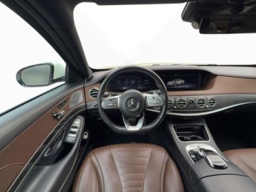 Mercedes Klasa S W222 Limuzyna wersja długa Facelifting 2.9 400d 340KM 2018 Mercedes-Benz Klasa S S 400 D 4MATIC PelnaOpcja SalonPolska SerwisASO VAT23, zdjęcie 13