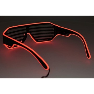 очки со светодиодными жалюзи для вечеринок