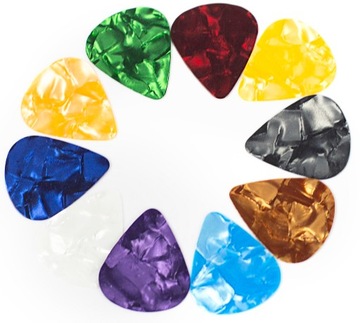 KOSTKI GITAROWE / KOSTKA DO GITARY 10 SZT.