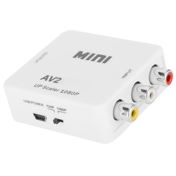 Конвертер AV в HDMI Конвертер высокого разрешения